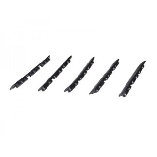 4.6" M-Lok & KeyMod Rail Cover Black 5 PCs,  AS-RKB