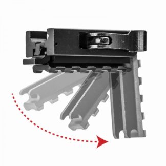 Folding Adaptor with Integrated Quick Release, 5 Slots rail, BM05QFD