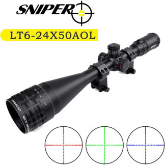 SNIPER 6-24X50 Full-size Scope with Adjustable Objective  LT6-24X50AOL-A
