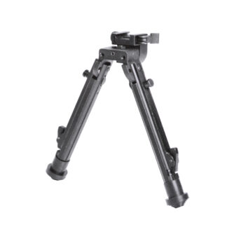 Scout-Pod® 7"-9" Tactical Button-Lock 3-Position Folding , 3D Adjustable Button Lock Picatinny/Weaver Rail Bi-pod, Height 7"-9", SP-3D06