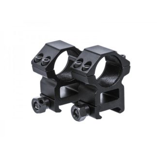 Picatinny/Weaver 1" High Profile See-Thru Scope Rings, PT-25H4