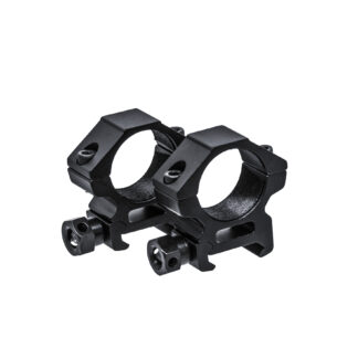 Picatinny/Weaver 1" Low Profile See-Thru Scope Rings, PT-25L2