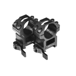 Picatinny/Weaver 1" Quick Release Picatinny Scope Rings, PT-QR25M4
