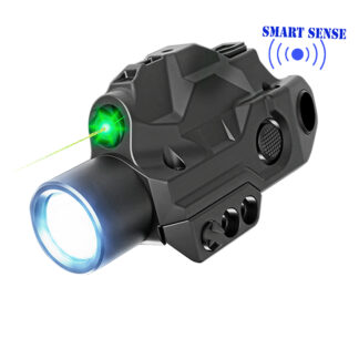 Tactical Smart-Sense Compact Green Laser/450 Lumen LED Light Combo HG-FLG-9T