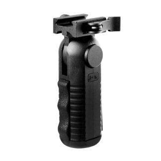 5-position Compact Folding Foregrip with Metal Quick Release Picatinny/Weaver Mounting Deck, SG-F110R