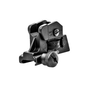 Tactical Low Profile AR15/M4 Complete Rear Sight with Windage/Elevation Adjustment Picatinny Mounting Deck MDTRS02