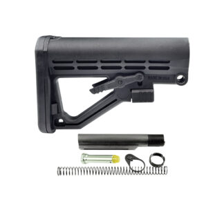 Tactical Mil spec 6-Position AR Collapsible Stock Set Complete with Integrated AAST06-A