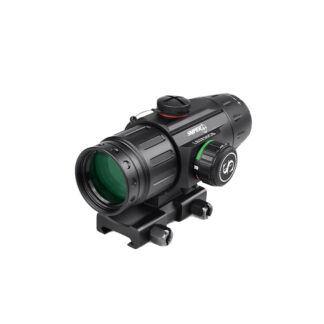 SNIPER Tactical 3X30 Prsim Scope,  R/G Illuminated, Aluminum Lens Cover Included TLS3X30