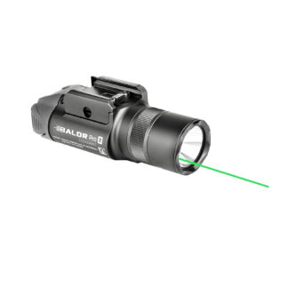 O-Light Tactical Low Profile 800 Lumens Compact ,Green Laser / LED Light  Combo , PL-OL-Baldr Pro-R (Black)